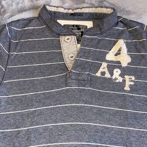 S Abercrombie & Fitch striped Henley